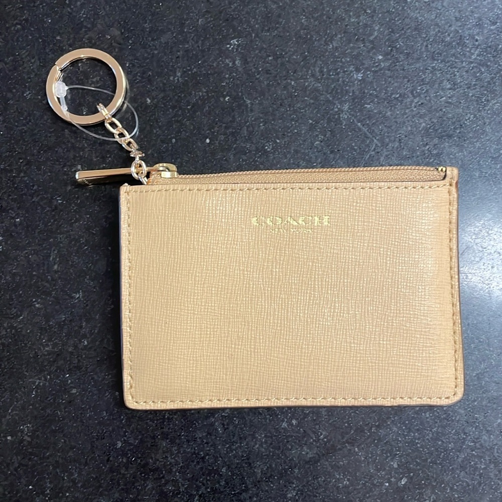 COACH ID wallet keychain